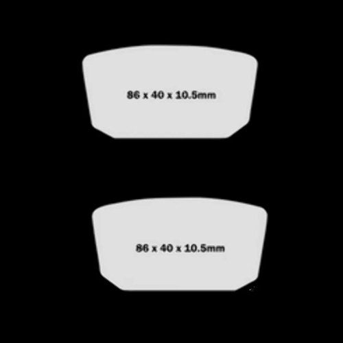 Lyndall Brakes 7203 Gold+ Brake Pads Rear (EBC equivalent FA140)