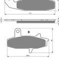 Goldfren AD036, VD347, FA147, FDB606, SBS626 Disc Pads (Pair)