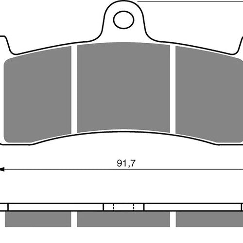Goldfren AD126, VD437, FA249, FDB2049, SBS704 Disc Pads (Pair)
