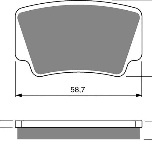 Goldfren AD260, FA463, SBS867, DP990 Disc Pads (Pair)