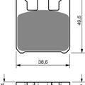 Goldfren AD200, FA369, VD354, SB S788, FDB2164, DP942 Disc Pads (Per 4)