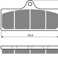 Goldfren AD218, FA315, Lockheed 4 Piston Caliper CP4488 Disc Pads (Pair)