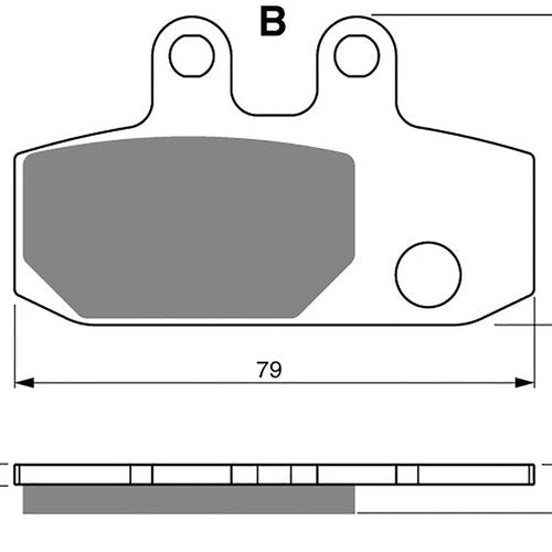 Goldfren AD223, VD9017, SBS761, FDB2105 fits Atlantic 500 02-05 Disc Pads (Pair)