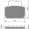 Goldfren AD263, FA425, SBS831 Disc Pads (Pair)