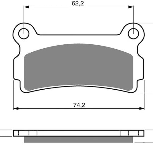 Goldfren AD180, VD938, FA164, SBS636 Disc Pads (Pair)