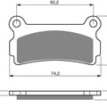 Goldfren AD180, VD938, FA164, SBS636 Disc Pads (Pair)