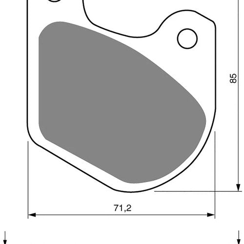 Goldfren AD062, FA72, FDB334 Disc Pads (Pair)