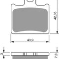 Goldfren AD297, FA602, SBS872, DP508 Disc Pads (Pair)