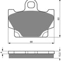 Goldfren AD113, VD325, FA81, FDB311, SBS550 Disc Pads (Pair)