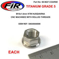 Titanium M10X1.50mm Flange Nut, Each / KTM & Hus 54630044000