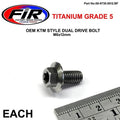 GR5 DUAL/D KTM Bolt 6x12mm EA, Titauium Grade / KTM OEM 0024060123