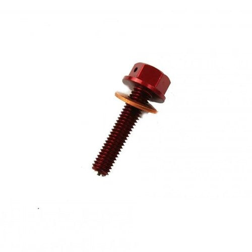 Magnetic Oil Drain Plug M8x1.25, Crf 150R 450R 450X, Red