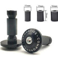 Bar Ends 12-18mm Black, Anti Vibration Silder Plug Yamaha Kawasaki honda