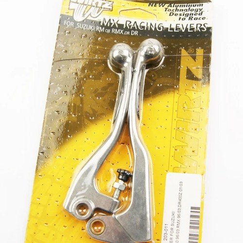 Lever Blade Set Grip Black RM125/250 96-03, Wirtz 203-011 Clutch & Brake