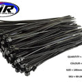Nylon Cable Zip Ties - Black, 140mm x 3.4mm - Pack OF 1000