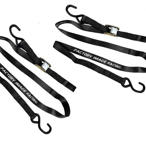 Tie Downs 25mm 1" Black, 500KG
