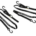 Tie Downs 25mm 1" Black, 500KG