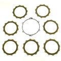 Clutch Friction Plate Set Hsq TC250 10-13, Athena P40230033, With Gasket