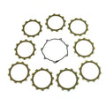 Clutch Friction Plate Set Yamaha YZ-F250 14-18, Athena P40230115, With Gasket