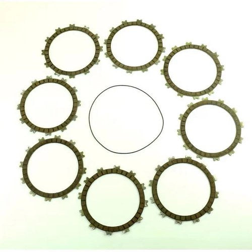 Clutch Friction Plate Set Suzuki RM250 06-08, Athena P40230085, With Gasket