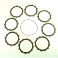 Clutch Friction Plate Set Suzuki RM250 06-08, Athena P40230085, With Gasket