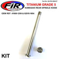 GR5 Rear Spindle Kit KX500 250 125, KX 41068-1299 & 92015-1804, Fir