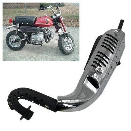 Exhaust Muffler Pipe 18300-165-000 18360-165-010 Honda Monkey Bike Z50