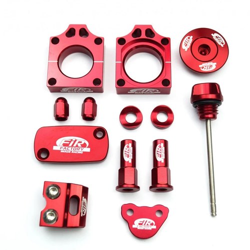 11PC Bling Kit CRF450R 17-20 Fir CPK-111, CNC Alloy, Axle Block, Caps, Tyre Nut
