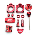 11PC Bling Kit CRF450R 17-20 Fir CPK-111, CNC Alloy, Axle Block, Caps, Tyre Nut