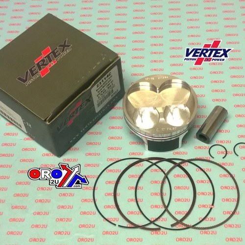 Piston Kit Vertex 77.0 B Suzuki Rmz 250 04-07, Vertex 23114B Kaw Kxf 250 HC