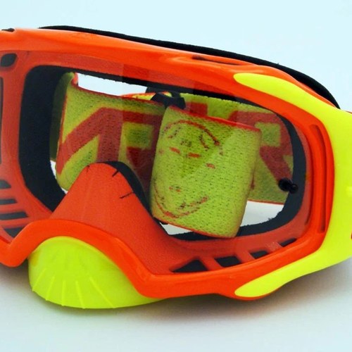 Rnr Platinum Tear Off, Orange Flo Goggle, GAT46, Tear Off