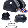 Pair Pannier Plastic Box 22L, 48x22x35cm, Weigh 8KG, with plate/fitting brackets