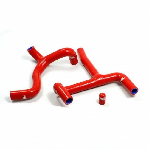 Samco Hose Kit Beta 350-500RR 14-17 Thermostat Bypass, 3 Piece Kit, Red, BET-8