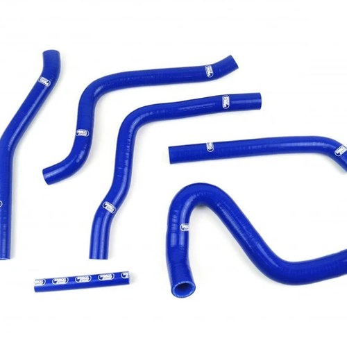 Samco Hose Kit Kawasaki KX250 1992-1993, 6 Piece Kit, Blue, KAW-75-BU