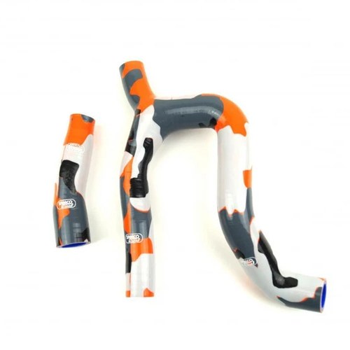 Samco Hose Kit GASGAS EC 250 F 2021 Thermo Bypass, 2 Piece, Solar Orange Camo