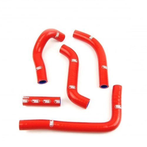 Samco Hose Kit Suzuki Rmz 450 08-14, OEM Design, 5 Piece Kit, Red, SUZ-45-RD