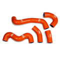 Samco Hose Kit KTM 50 SX Mini 18-19 OEM Design, 5 Piece Kit, Orange, KTM-103 OR