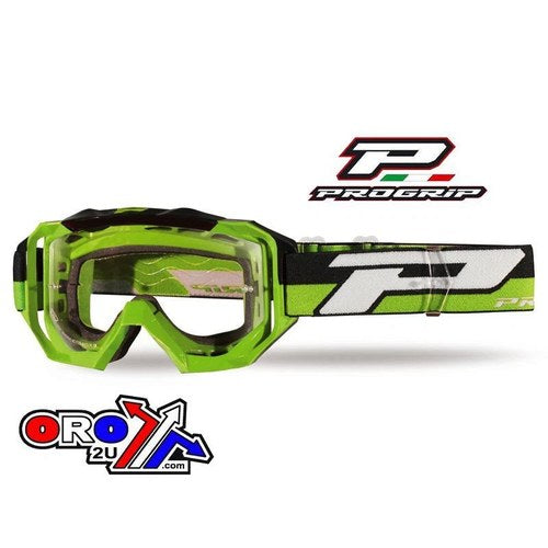 Progrip Venom Light Sensitive Goggles, GREEN/BLACK, PG3200/17-GN/BK