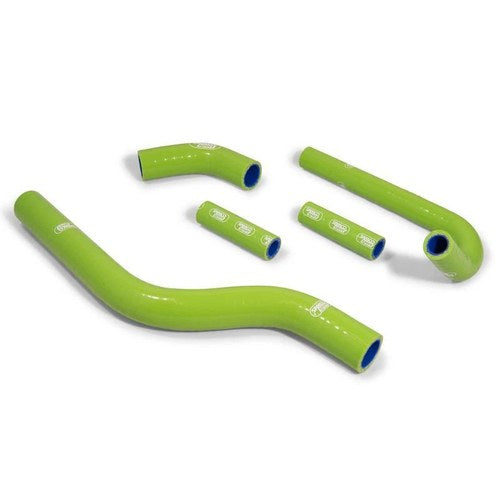 Samco Hose Kit Kawasaki KX250F 2004-2005, 5 Piece Kit, Green, KAW-18 GN