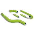 Samco Hose Kit Kawasaki KX250F 2004-2005, 5 Piece Kit, Green, KAW-18 GN