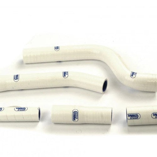Samco Hose Kit Yamaha YZ450F 2010-2013 OEM Design, 5 Piece Kit, White, YAM-57 WH
