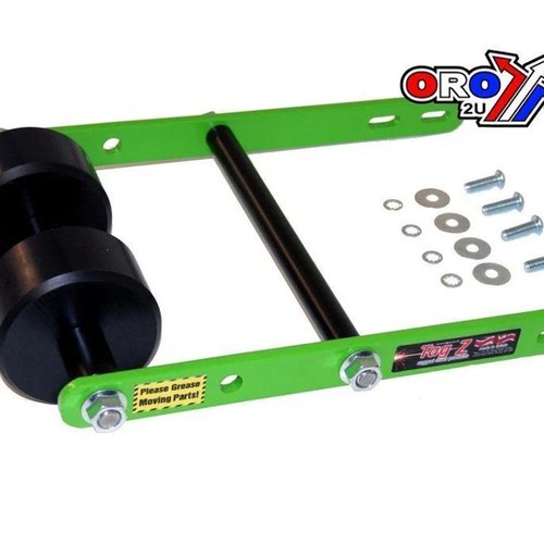 ATV Wheelie Bar 2 Roller TAG-Z Green, Wheelie Saver, 34x22x7cm