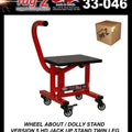 HD JACK-UP-STAND Twin Leg v5, Wheel About JACK-UP-STAND
