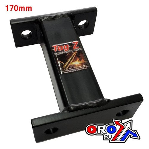 170mm Spacer For Car Rack, Hitch Spacer 90mm Centres UK - Not For Towing