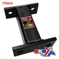 170mm Spacer For Car Rack, Hitch Spacer 90mm Centres UK - Not For Towing