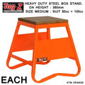 Heavy Duty Steel Box Stand MX, Medium / 380mm High MX Stand, Orange