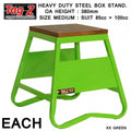 Heavy Duty Steel Box Stand MX, Medium / 380mm High MX Stand, Green