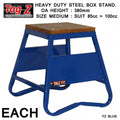 Heavy Duty Steel Box Stand MX, Medium / 380mm High MX Stand, Blue