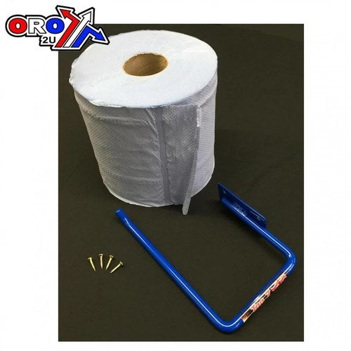 L/IGHT Duty Fixed Roll Holder + 1 Roll, (BLUE)