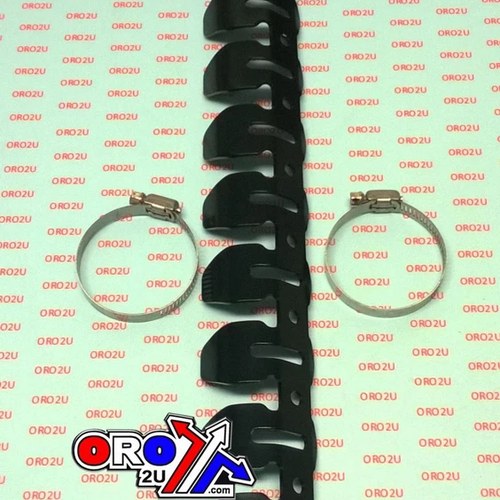 Header Pipe Protector 4stk., Anodized Black, Fir Brand